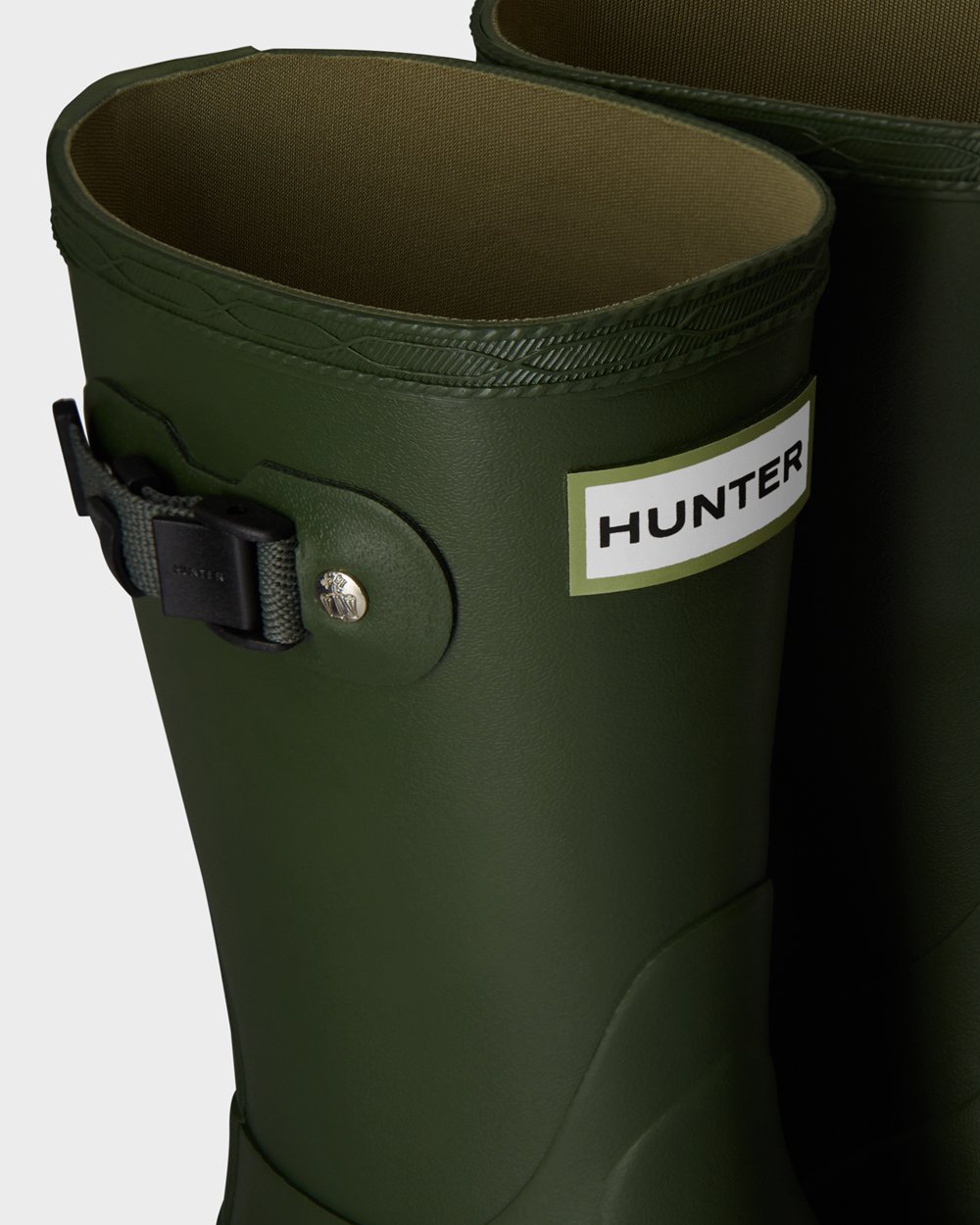 Kids Hunter Norris - Rain Boots Green - 6814-OZJPD